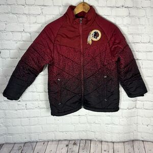 Reebok NFL Kids Redskins Puffer Jacket Coat size S Small‎